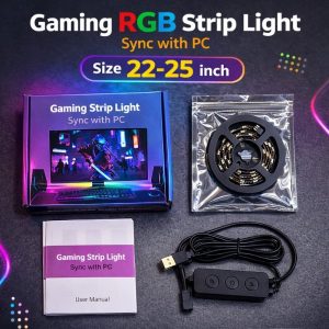 Gaming RGB Strip Light (22-25 inch)⚡